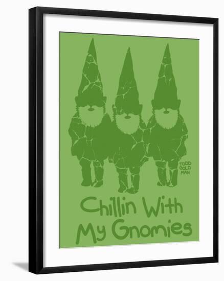 Chillin With My Gnomies-Todd Goldman-Framed Giclee Print