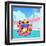 Chillin-Andrea Buenfil-Framed Art Print