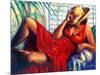 Chilling-Monica Stewart-Mounted Art Print