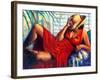 Chilling-Monica Stewart-Framed Art Print