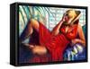 Chilling-Monica Stewart-Framed Stretched Canvas