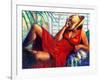 Chilling-Monica Stewart-Framed Art Print