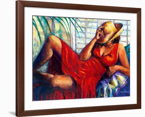 Chilling-Monica Stewart-Framed Art Print