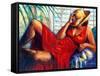 Chilling-Monica Stewart-Framed Stretched Canvas