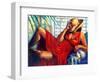 Chilling-Monica Stewart-Framed Art Print