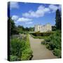 Chillingham Castle and Italian Garden, Northumberland, England, UK-Geoff Renner-Stretched Canvas