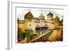 Chillion Castle- Picture In Painting Style-Maugli-l-Framed Art Print