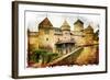 Chillion Castle- Picture In Painting Style-Maugli-l-Framed Art Print