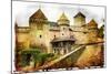 Chillion Castle- Picture In Painting Style-Maugli-l-Mounted Art Print