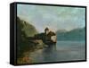 Chillon Castle, 1874-Gustave Courbet-Framed Stretched Canvas