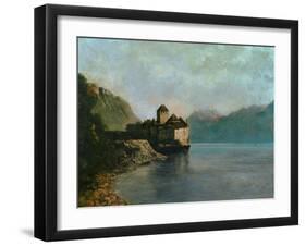 Chillon Castle, 1874-Gustave Courbet-Framed Giclee Print