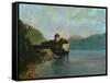 Chillon Castle, 1874-Gustave Courbet-Framed Stretched Canvas