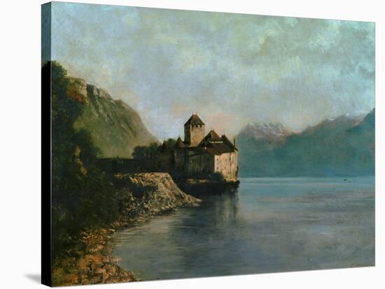 Chillon Castle, 1874-Gustave Courbet-Stretched Canvas