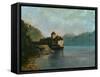 Chillon Castle, 1874-Gustave Courbet-Framed Stretched Canvas