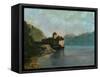 Chillon Castle, 1874-Gustave Courbet-Framed Stretched Canvas