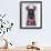 Chilly Llama, Pink-Fab Funky-Framed Art Print displayed on a wall