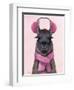 Chilly Llama Pink-Fab Funky-Framed Art Print