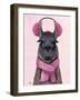 Chilly Llama Pink-Fab Funky-Framed Art Print