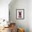 Chilly Llama Pink-Fab Funky-Framed Art Print displayed on a wall