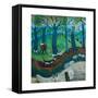 Chilly March Walk-Lisa Graa Jensen-Framed Stretched Canvas