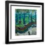 Chilly March Walk-Lisa Graa Jensen-Framed Art Print