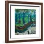 Chilly March Walk-Lisa Graa Jensen-Framed Art Print