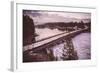 Chilly Morning at Fishing Bridge, Yellowstone Wyoming-Vincent James-Framed Photographic Print