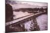 Chilly Morning at Fishing Bridge, Yellowstone Wyoming-Vincent James-Mounted Photographic Print