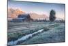 Chilly Morning at Mormon Row, Grand Teton Wyoming-Vincent James-Mounted Premium Photographic Print
