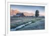 Chilly Morning at Mormon Row, Grand Teton Wyoming-Vincent James-Framed Photographic Print