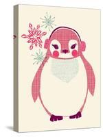 Chilly Penguin-null-Stretched Canvas