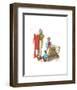 Chilly Reception-Norman Rockwell-Framed Art Print