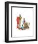 Chilly Reception-Norman Rockwell-Framed Art Print