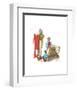 Chilly Reception-Norman Rockwell-Framed Art Print