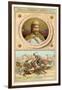 Chilperic Ii, and Charles Martel Defeating the Moors at Poitiers, 732-null-Framed Giclee Print