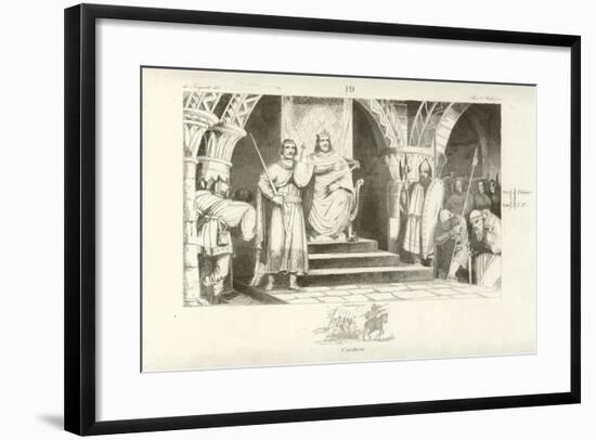 Chilperic Ii, King of the Franks-null-Framed Giclee Print