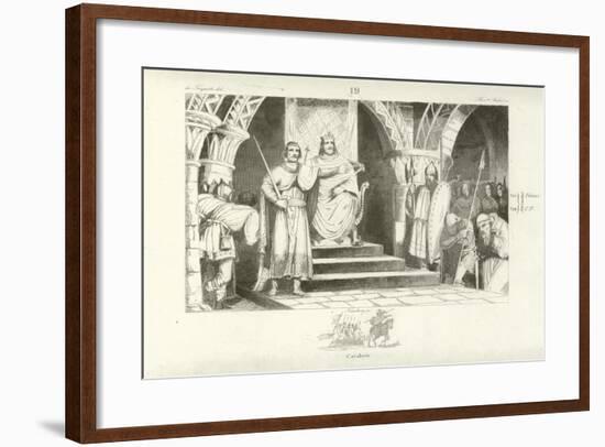 Chilperic Ii, King of the Franks-null-Framed Giclee Print