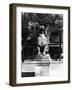 Chimaera from the St. Michel Fountain, Paris, C.1860-Adolphe Giraudon-Framed Photographic Print