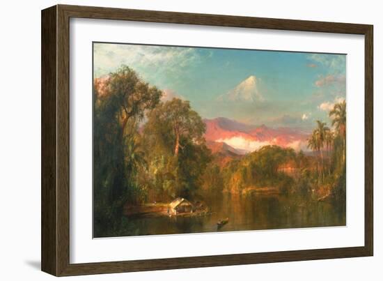 Chimborazo, 1864-Frederic Edwin Church-Framed Giclee Print