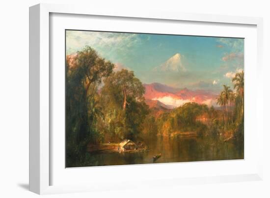 Chimborazo, 1864-Frederic Edwin Church-Framed Giclee Print