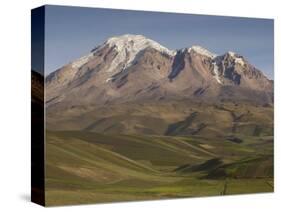 Chimborazo Mountain (6310 Meters) the Highest Mountain in Ecuador, Chimborazo Reserve, Ecuador-Pete Oxford-Stretched Canvas