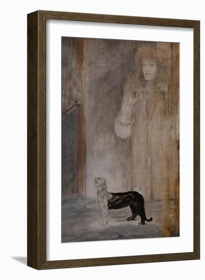 Chimera (1910)-Fernand Khnopff-Framed Giclee Print