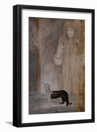 Chimera (1910)-Fernand Khnopff-Framed Giclee Print