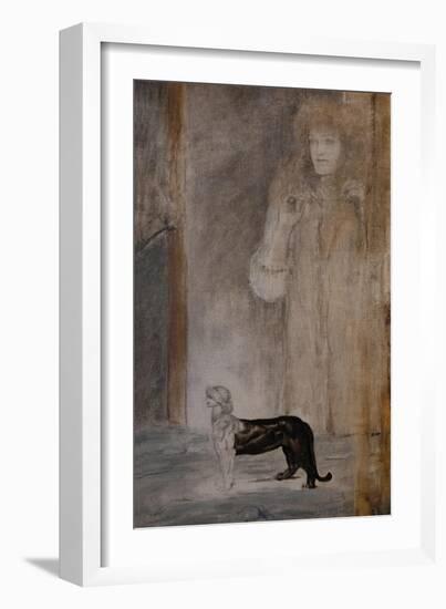 Chimera (1910)-Fernand Khnopff-Framed Giclee Print