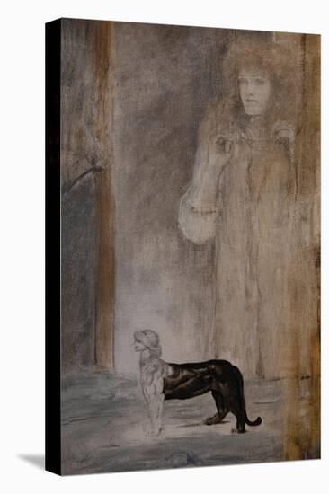 Chimera (1910)-Fernand Khnopff-Stretched Canvas