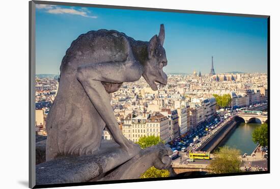 Chimera Notre Dame-Paris-null-Mounted Premium Giclee Print