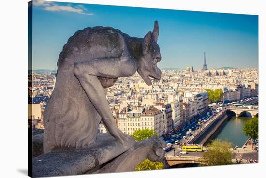 Chimera Notre Dame-Paris-null-Stretched Canvas