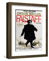 Chimes at Midnight, (AKA Falstaff, AKA Campanadas a Medianoche), French Poster Art, 1965-null-Framed Art Print