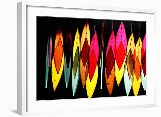 Chimes II-Leesa White-Framed Photographic Print