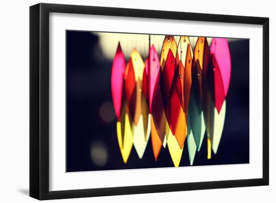 Chimes III-Leesa White-Framed Photographic Print